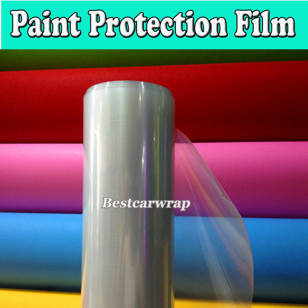 Glossy 3 Layers Transparent Car Paint Protection Film Clear Vinyl For Car Protection PPF Size:1.52*30m/Roll
