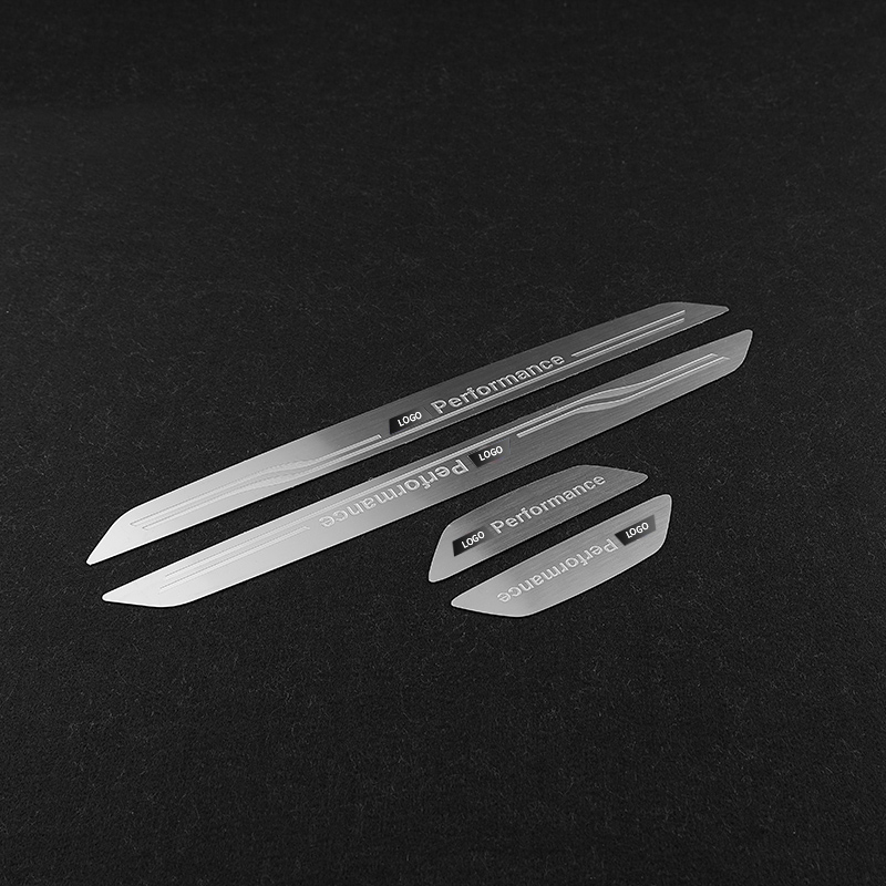 Accessories Door Sill Scuff Plate Guards Car Door Sills Protector cover strips Stickers For BMW F10 F20 F30 F34 F36 F45 E70 E71 F25 F15 F16 E90 X3 X5 