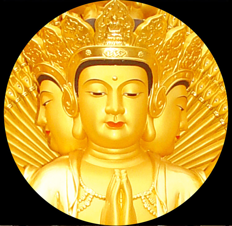 Gold Buddha Po wallpaper Custom 3D Wall Murals Avalokitesvara Wallpaper Bedroom Living room Office Art Room decor Home decorati4412334