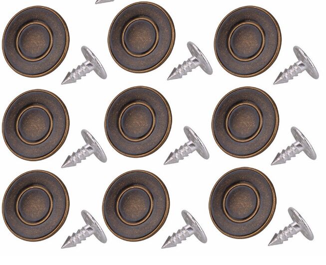Bachelor Buttons for Suspenders Replacement Instant Suspender Buttons Metal Replacement Instant Suspender Clothes Buttons with Nails Kits
Bachelor Buttons for Suspenders Replacement Instant Suspender Buttons Metal Replacement Instant Suspender Clothes Buttons with Nails Kits