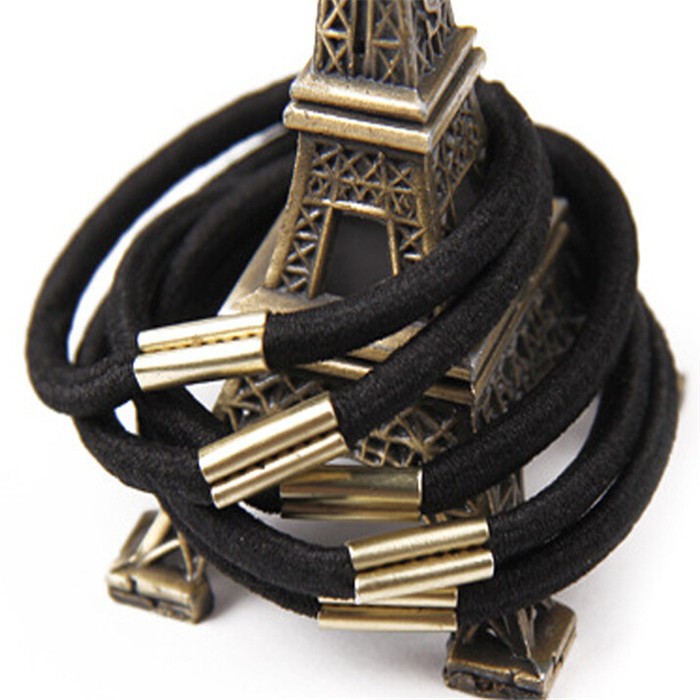 SALE! Black and Candy Colored Hair Holders Elasticity Rubber Hairband Tie for Girl Women / Hair Accessories 200 PCS