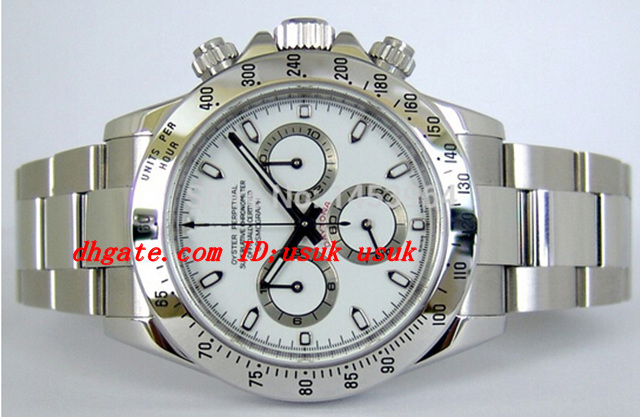 Factory Supplier Luxury Wristwatch 116520 White Dial Stainless Steel Bracelet Automatic Mens Men's Watch Watches
Factory Supplier Luxury Wristwatch 116520 White Dial Stainless Steel Bracelet Automatic Mens Men's Watch Watches