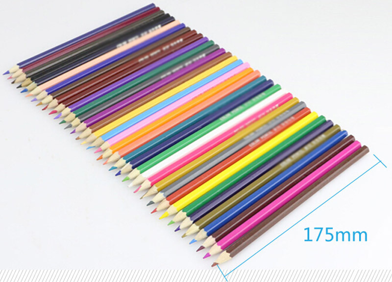 36 PCS/set wooden colored pencils for drawing Writing Sketch Painting Graffiti kids school supplies gift stationery 36 Colors in 1 Box