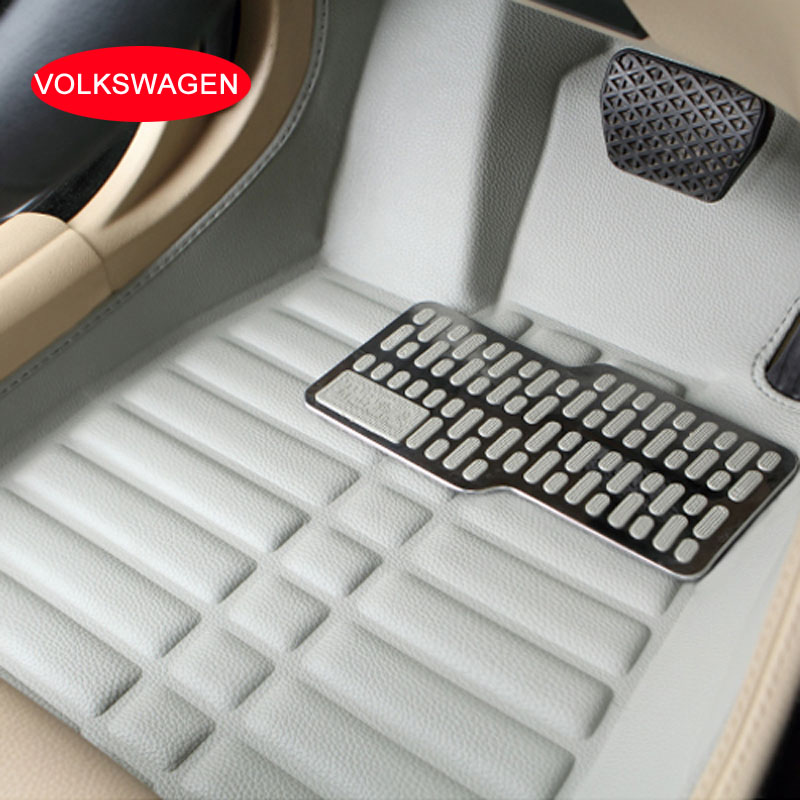 Car floor mats For Volkswagen VW Bora Magotan CC Sagitar Lavida Passat Tiguan Touran Car carpets 3D Special customized car foot mats