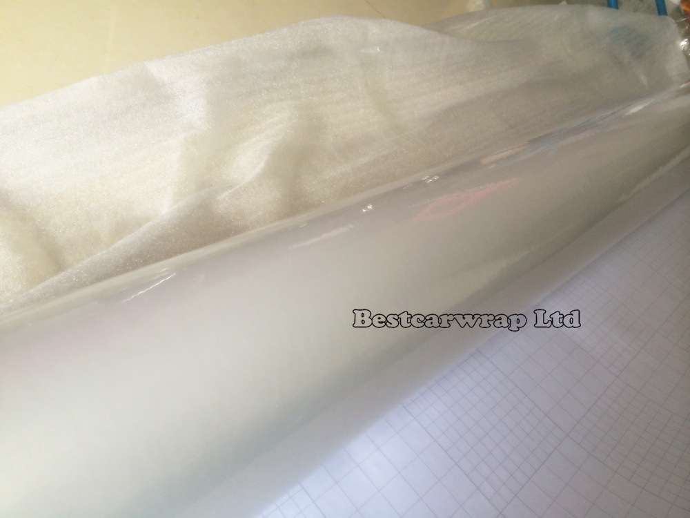Glossy Pearl White Vinyl Wrap With Air Bubble Free Gloss Pearlecent Film For Car Styling Vehicle Tuning Size 1.52*20M/Roll