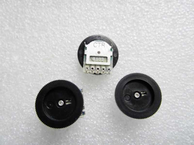 volume potentiometer The new B102 1K 16x2MM double dial 5 feet turbine gear potentiometer