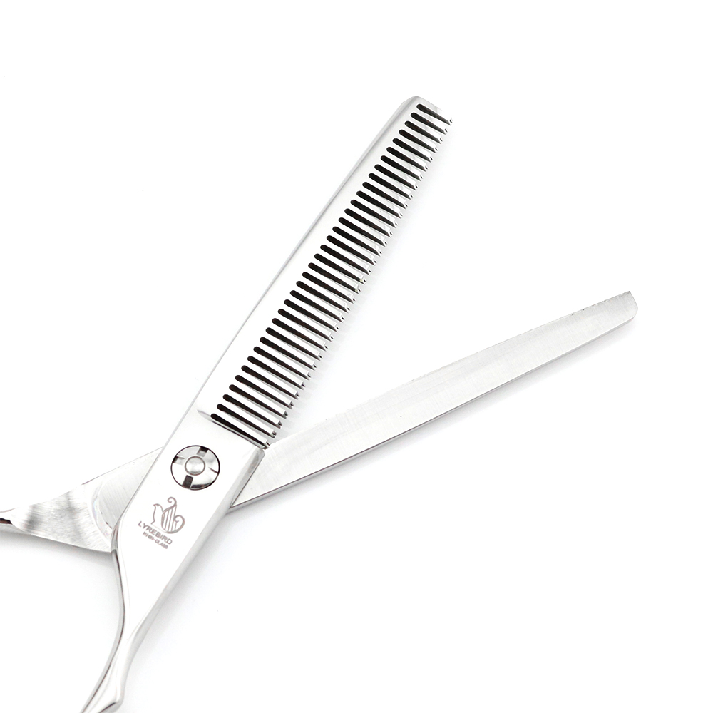Lyrebird HIGH CLASS Professional hair scissors 5.5 INCH 180 degree Thumb Swivel handle Barber scissors