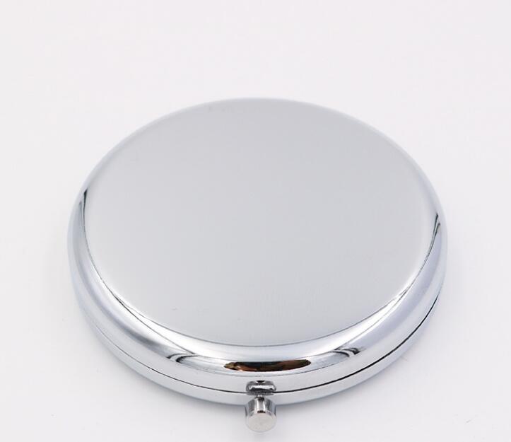 Silver blank compact mirrors Great for DIY cosmetic makeup mirror Wedding Party Gift