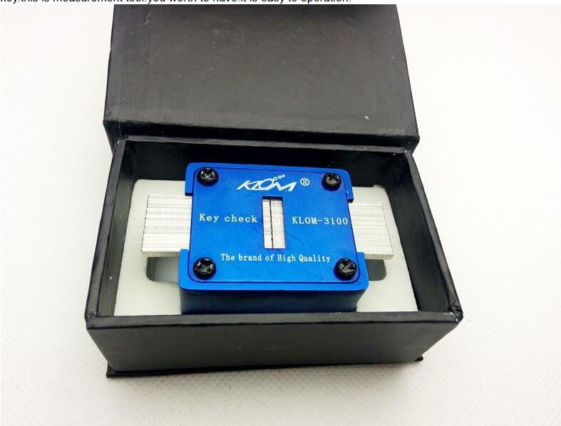 Original KLOM 3100 Key Check Keyway Check Auto Locksmith Tools Checker Lock Pick Set Lockpick Key Measure Machine
Original KLOM 3100 Key Check Keyway Check Auto Locksmith Tools Checker Lock Pick Set Lockpick Key Measure Machine