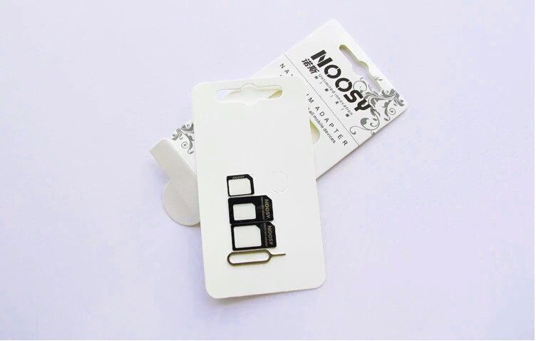 NOOSY Nano Micro Standard Sim Card Convertion Converter Nano Sim Adapter Micro sim Card For Iphone 6 Plus All Mobile Devices S3412