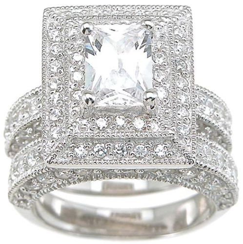 Professional Wholesale Vintage Jewelry Topaz Simulated Diamond 14KT White Gold Filled 3-in-1 Wedding Ring Set for christmas gift Sz 5-11
Professional Wholesale Vintage Jewelry Topaz Simulated Diamond 14KT White Gold Filled 3-in-1 Wedding Ring Set for christmas gift Sz 5-11