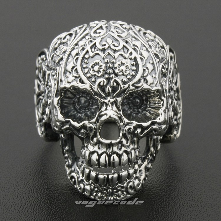 Solid 925 Sterling Silver Mens Skull Biker Punk Ring 8V001 US Size 8~14 Free Shipping
Solid 925 Sterling Silver Mens Skull Biker Punk Ring 8V001 US Size 8~14 Free Shipping