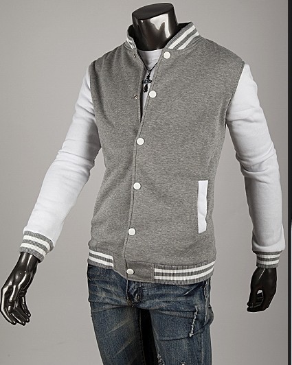 Fall-Fashion boutique men's clothing ! Free Shipping NWT Varsity Letterman College Baseball COTTON JACKET Men's Clothing Coats