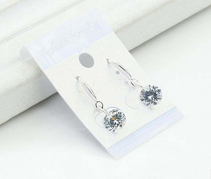 Dangle Earring 925 Sterling Silver Wedding Earrings for Women with Stones Earings Fashion Jewelry