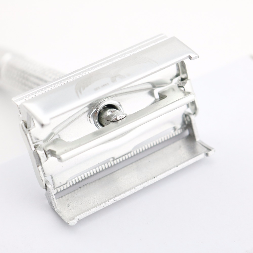 WEISHI Double Edge Safety Razor Aluminum Alloy Electrified with Metal 2003-M Light Weight Simple packing 1 PCS/LOT