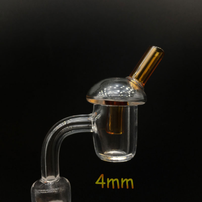 4mm Thick Flat Top Quartz Banger Nail 20mm OD with 10mm 14mm 18mm Ground Joint with glass bubble carb cap For Glass Bongs
4mm Thick Flat Top Quartz Banger Nail 20mm OD with 10mm 14mm 18mm Ground Joint with glass bubble carb cap For Glass Bongs