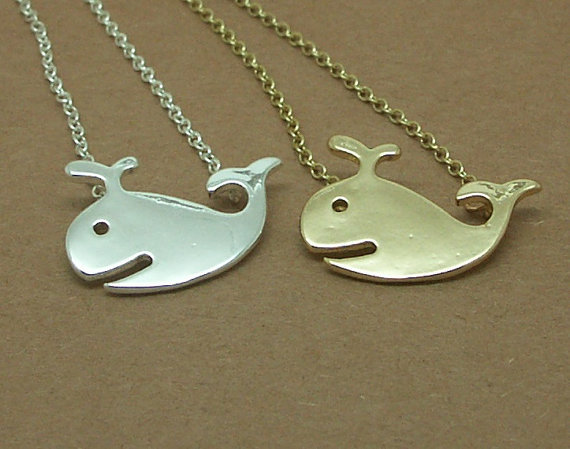 10PCS- N037 Gold Silver Cute Whale Necklaces Charm for beach party Animal ocean sea fish Necklace Jewelry
10PCS- N037 Gold Silver Cute Whale Necklaces Charm for beach party Animal ocean sea fish Necklace Jewelry