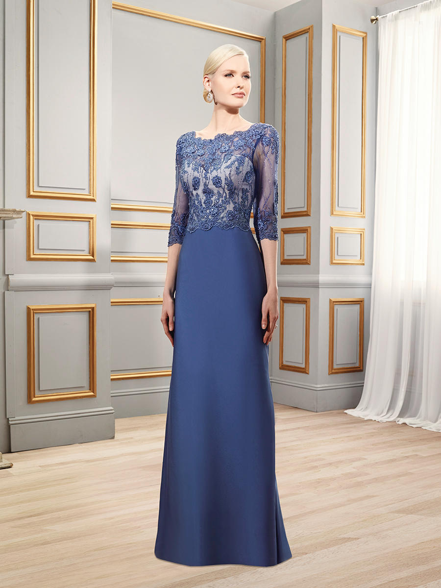 Blue Elegant Mother Of The Bride Dresses For Wedding Backless Applique Beads Plus Size Mother's Dress Formal Gown Evening Dresses Party Wear
