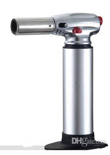 Hot Kitchen 1300C Butane Scorch Torch Welding Jet Flame Lighter Giant Heavy Duty Refillable Micro Culinary Lighters Self-igniting W260202