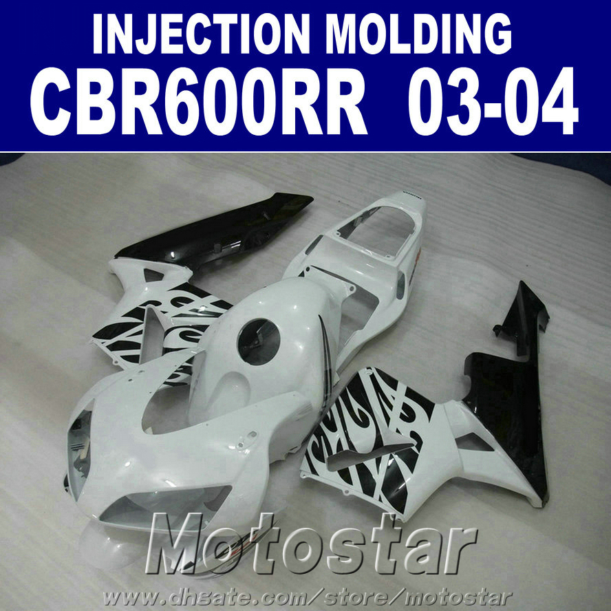 100% Injection Mold for HONDA CBR 600RR fairing 2003 2004 white black 03 04 CBR600RR ABS bodykit N6FR, Same as picture
100% Injection Mold for HONDA CBR 600RR fairing 2003 2004 white black 03 04 CBR600RR ABS bodykit N6FR, Same as picture