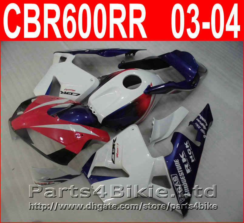 HRC White blue bodykit style for Honda CBR600RR 2003 2006 fairings CBR 600 RR CBR 600RR 03 04 fairing kit VUPS, Same as picture
HRC White blue bodykit style for Honda CBR600RR 2003 2006 fairings CBR 600 RR CBR 600RR 03 04 fairing kit VUPS, Same as picture
