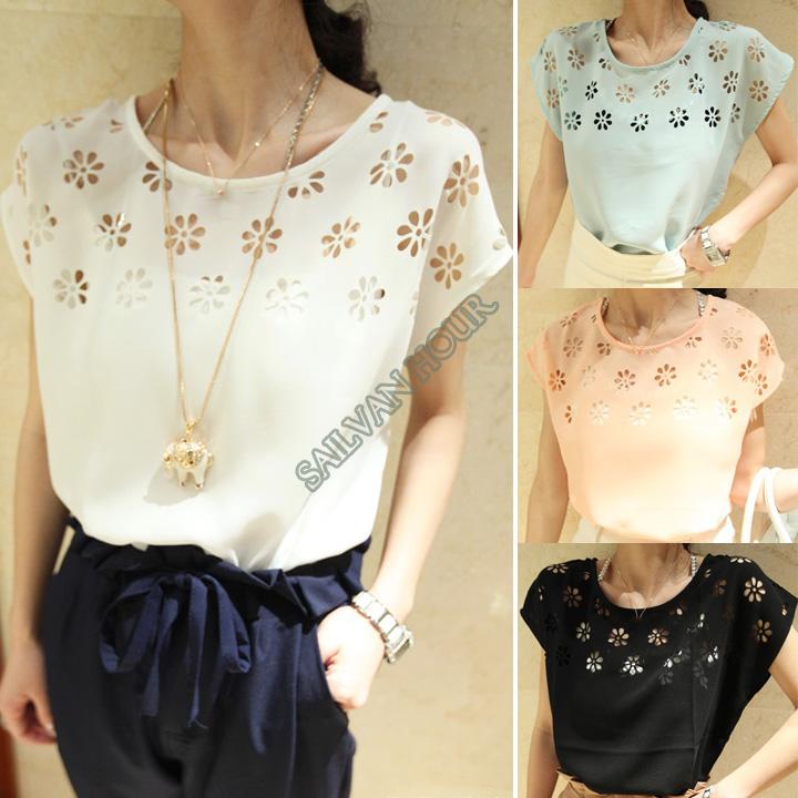 High Quality ! Fashion 2014 New Women Summer Sexy Shirt Flowers Hollow Loose Batwing Sleeve Crew Neck Chiffon T-Shirt b7 20210, Black
High Quality ! Fashion 2014 New Women Summer Sexy Shirt Flowers Hollow Loose Batwing Sleeve Crew Neck Chiffon T-Shirt b7 20210, Black