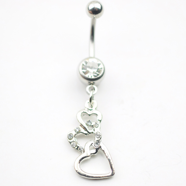 D0139-1 ( 2 colors ) pink color Nice belly button ring heart style with piercing body jewlery, Silver
D0139-1 ( 2 colors ) pink color Nice belly button ring heart style with piercing body jewlery, Silver