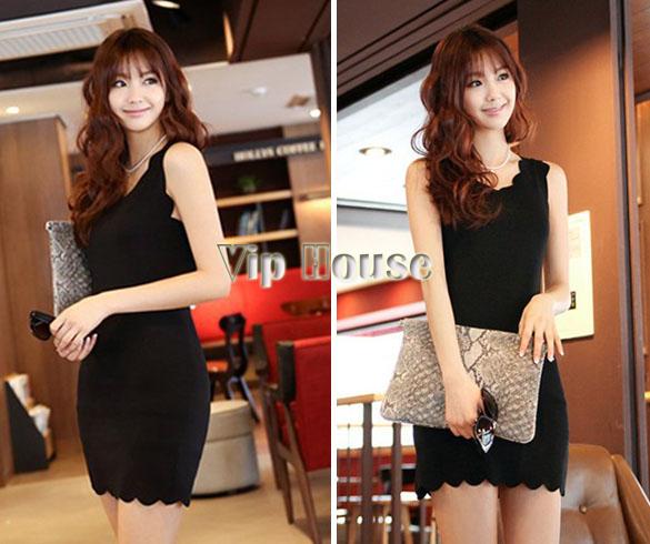 2014 New Hot Sale Women Summer Candy Colors Chiffon Loose Tank Wave Petal Sheer Sleeveless Chiffon Tops Dress b4 SV003735, Black
2014 New Hot Sale Women Summer Candy Colors Chiffon Loose Tank Wave Petal Sheer Sleeveless Chiffon Tops Dress b4 SV003735, Black