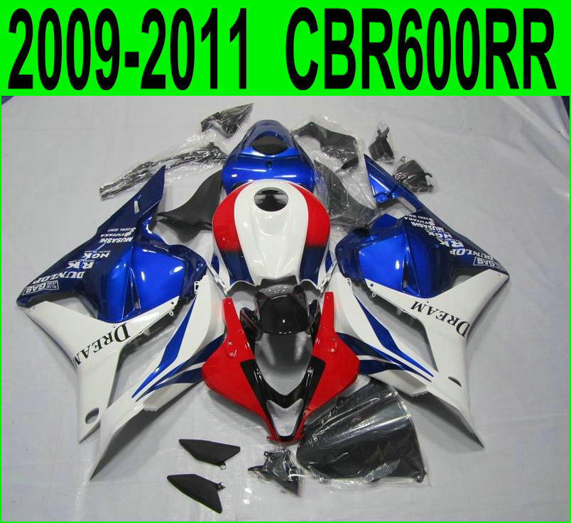Injection molding fairing kit for Honda CBR600RR 2009 2010 2011 red blue white aftermarket CBR 600RR 09 10 11 custom fairings set YR47, Same as the picture shows
Injection molding fairing kit for Honda CBR600RR 2009 2010 2011 red blue white aftermarket CBR 600RR 09 10 11 custom fairings set YR47, Same as the picture shows