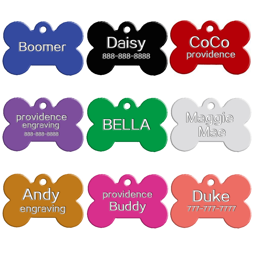 100 pcs/lot Mixed Colors Double Sides Bone Shaped Personalized Dog ID Tags Customized Cat Pet Name Phone No.(Don't offer Engrave Service)
100 pcs/lot Mixed Colors Double Sides Bone Shaped Personalized Dog ID Tags Customized Cat Pet Name Phone No.(Don't offer Engrave Service)
