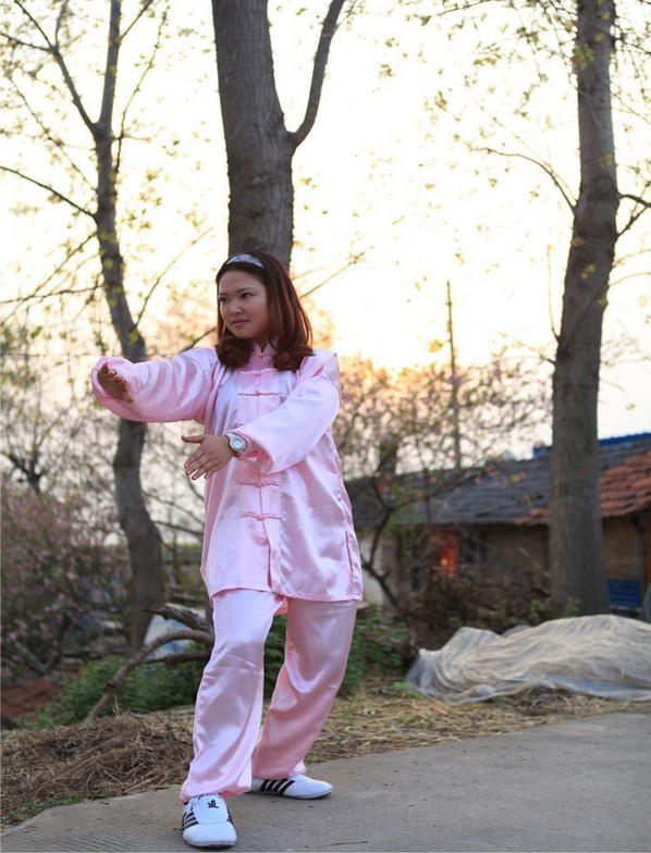 New Polyester Chinese Tai Chi Kung Fu Wing Chun Martial Art Suit Coats Jacket Uniform Costume