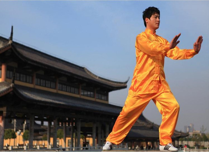 New Polyester Chinese Tai Chi Kung Fu Wing Chun Martial Art Suit Coats Jacket Uniform Costume