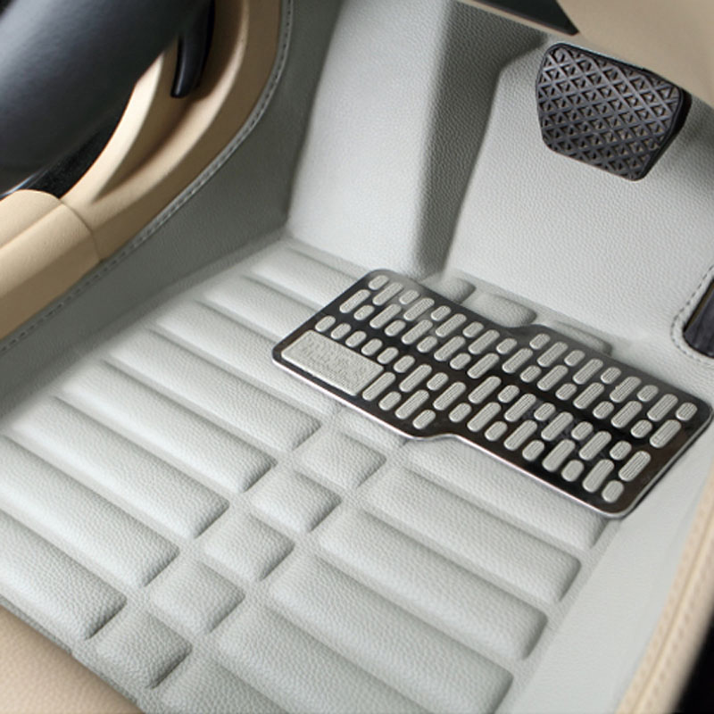 For Toyota RAV4 Corolla 7 Camry Crown Mark Highlander Landcruiser Prado Car floor mats Car styling Waterproof 3D Allrounded Anti-slip