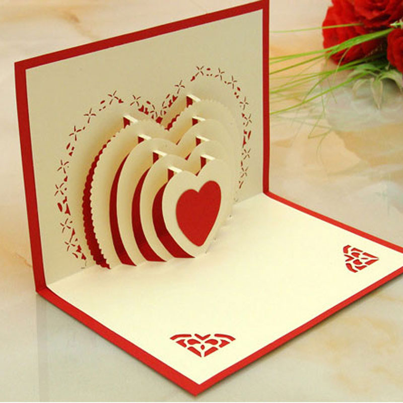 Wholesale New 3D Laser Cut Wedding Invitations Hallow Out Loving Heart Valentine's Greeting Cards free shipping
Wholesale New 3D Laser Cut Wedding Invitations Hallow Out Loving Heart Valentine's Greeting Cards free shipping