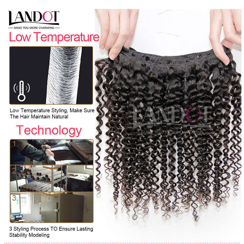 Indian Curly Hair Unprocessed Indian Kinky Curly Human Hair Weave Bundles 3Pcs Lot 8A Grade Indian Jerry Curls Hair Extensions Natural Black