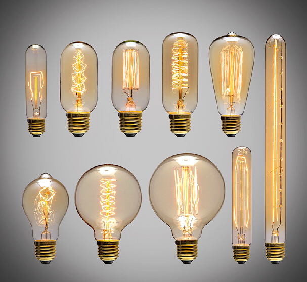 40W Filament Light Bulbs Vintage Retro Industrial Style edison Lamp E27 Antique bulbs Fashion Incandescent lamps 110V 220V
40W Filament Light Bulbs Vintage Retro Industrial Style edison Lamp E27 Antique bulbs Fashion Incandescent lamps 110V 220V