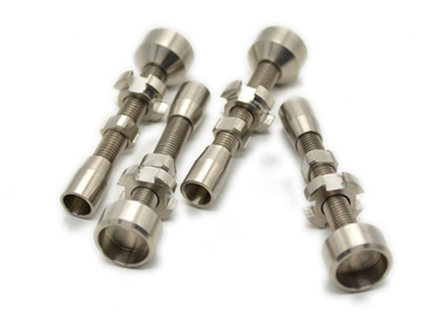 New Fully Adjustable Domeless Titanium Nail 14mm 18mm for Wax Oil and vapor Glass bongs smoking pipes accessories