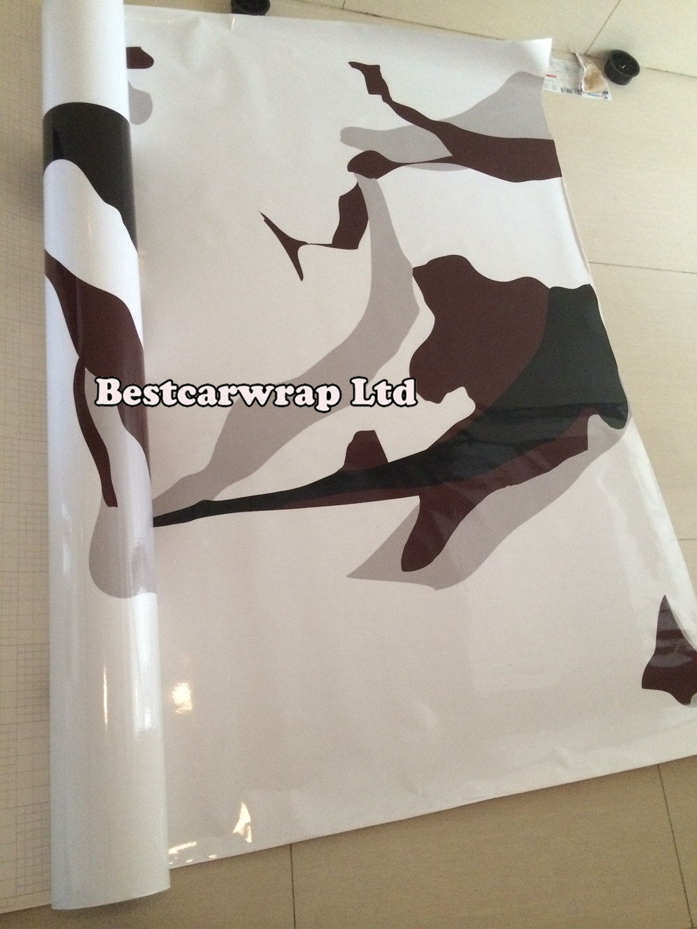 Sports Arctic Camouflage Vinyl Car Wrap Film With Air Bubble Free Winter Camo Vinyl Wrap Camo graphics size 1.52 x 30m/Roll Free Shipping