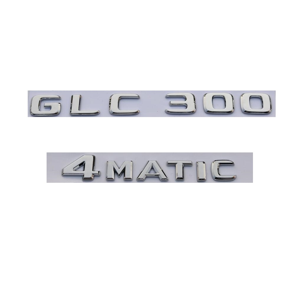 for Mercedes Benz GLC300 4MATIC Chrome Letters Number Trunk Emblem Badge Emblems, Other
for Mercedes Benz GLC300 4MATIC Chrome Letters Number Trunk Emblem Badge Emblems, Other