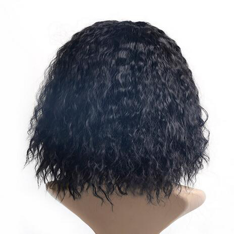Fashion Synthetic Wigs Short Black Kinky Curly For Black Women African American Wigs Women High Temperature Fiber Cosplay Wig