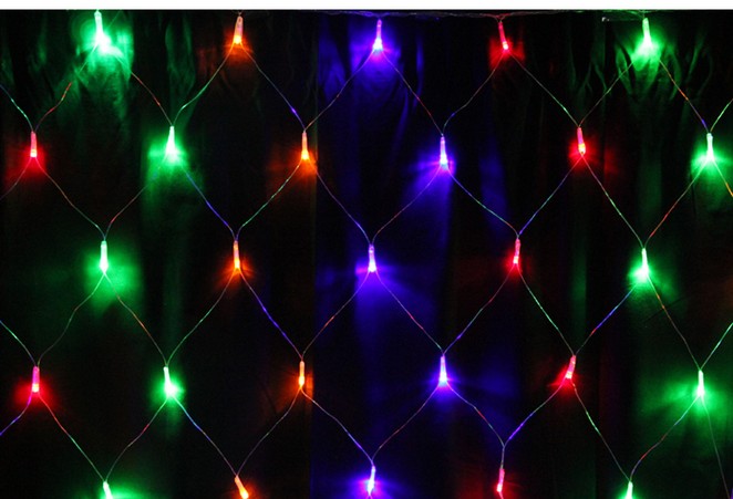 M*4 M 6 net lamp lights flash lamps waterproof Nets wedding background decorative curtains lights Christmas lights s