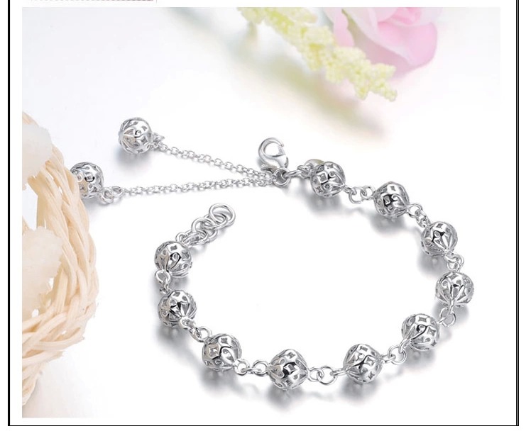 Free Shipping with tracking number Top Sale 925 Silver Bracelet Sweet thread Bracelet Silver Jewelry 20Pcs/lot 1507