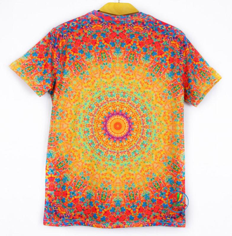 FG 1509 Raisevern 3D vintage T-shirt retro floral top tee crewneck short sleeve summer tshirt two side print women male flower t shirt