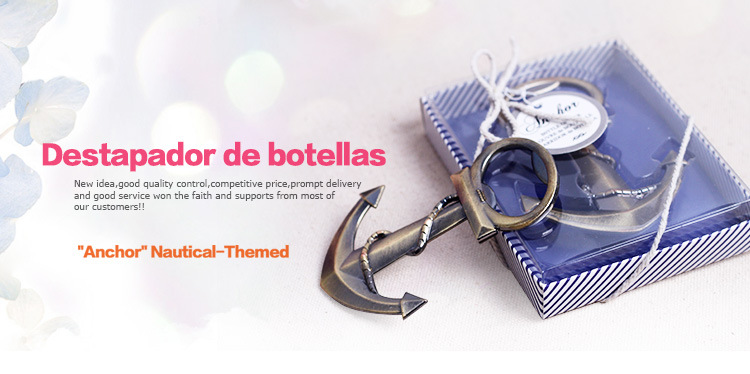 Fast DHL Free shipping 100pcs/lot Wedding favor Beach favor Anchor Bottle Opener Favor Wedding Shower Party Favor Wedding Party Gifts Gift