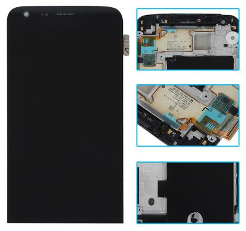 G5 LCD Display Digitizer Touch Screen Assembly For LG H820 H831 H840 H850 VS987 LS992 Original Replacement Parts With Frame
G5 LCD Display Digitizer Touch Screen Assembly For LG H820 H831 H840 H850 VS987 LS992 Original Replacement Parts With Frame