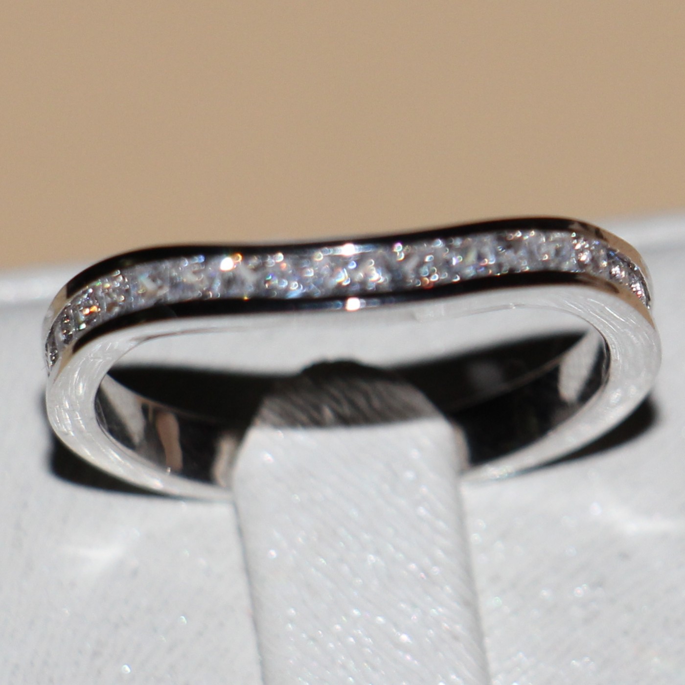 Victoria Wieck Luxury Jewelry 10kt white gold filled Topaz Simulated Diamond Wedding princess Bridal Rings for Women Size 5/6/7/8/9/10