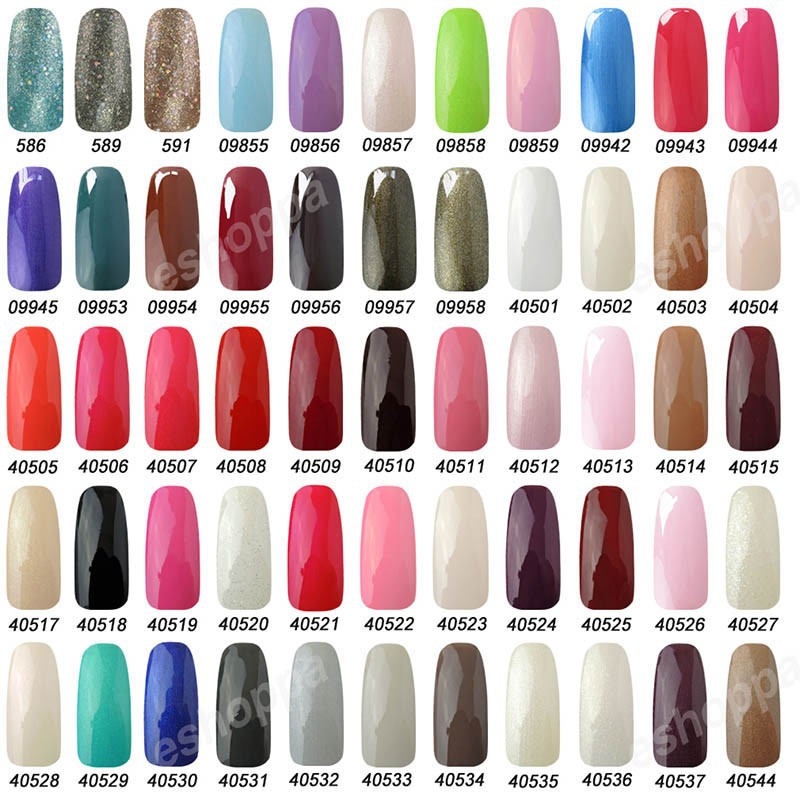 Wholesale-15ml Gelpolish 302 Colors (Choose Any 10 Colors) Nail Lacquer UV Nail Lamp Led Gel Soak Off Nail Gel