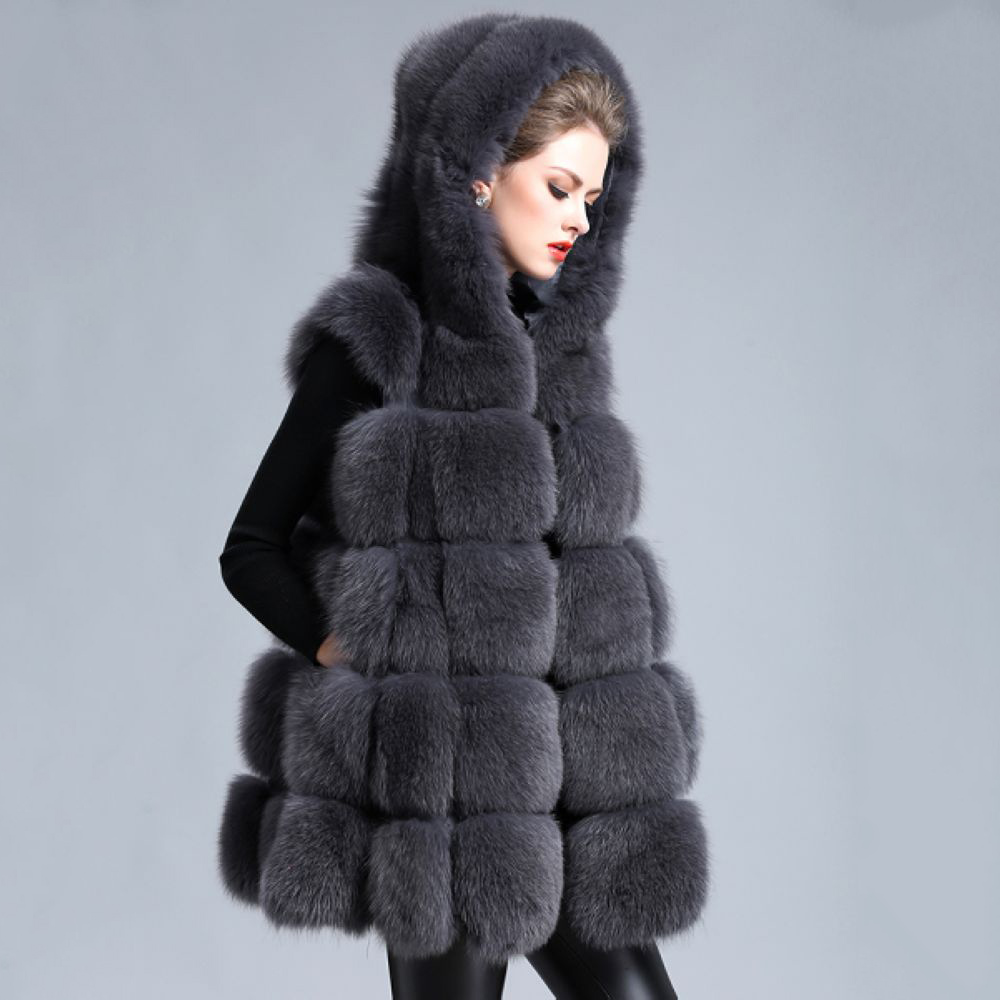 Luxury Faux Fur Vest 2018 NEW Exquisite Faux Fox Fur Women Hooded Gilet Luxury Fake Fur Ccoats F0235 -7XL Plus Size, Original white
Luxury Faux Fur Vest 2018 NEW Exquisite Faux Fox Fur Women Hooded Gilet Luxury Fake Fur Ccoats F0235 -7XL Plus Size, Original white