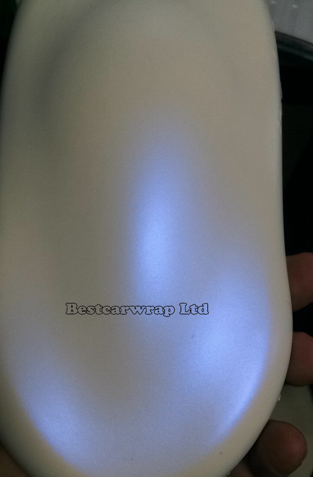 Pearl satin white blue Vinyl wrap Car wrap Film with air release pearlescent White MATT Size: 1.52*20m/Roll