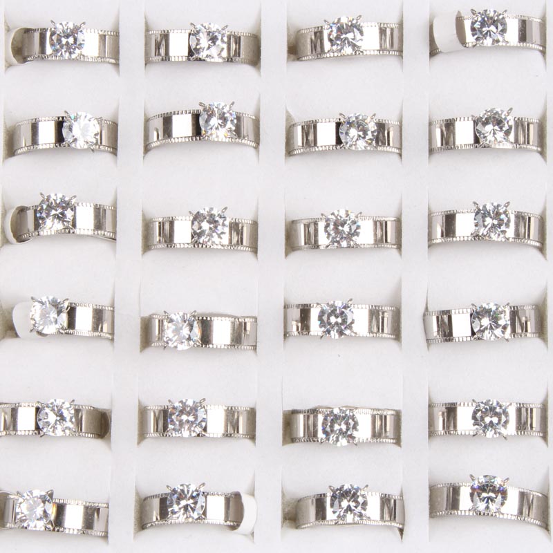 Brand New Wholesale 36Pcs mix lot Size Women's Plated Stainless Steel ring fashion jewelry Set auger Rings weding ring Gift Free Shipping, Silver
Brand New Wholesale 36Pcs mix lot Size Women's Plated Stainless Steel ring fashion jewelry Set auger Rings weding ring Gift Free Shipping, Silver